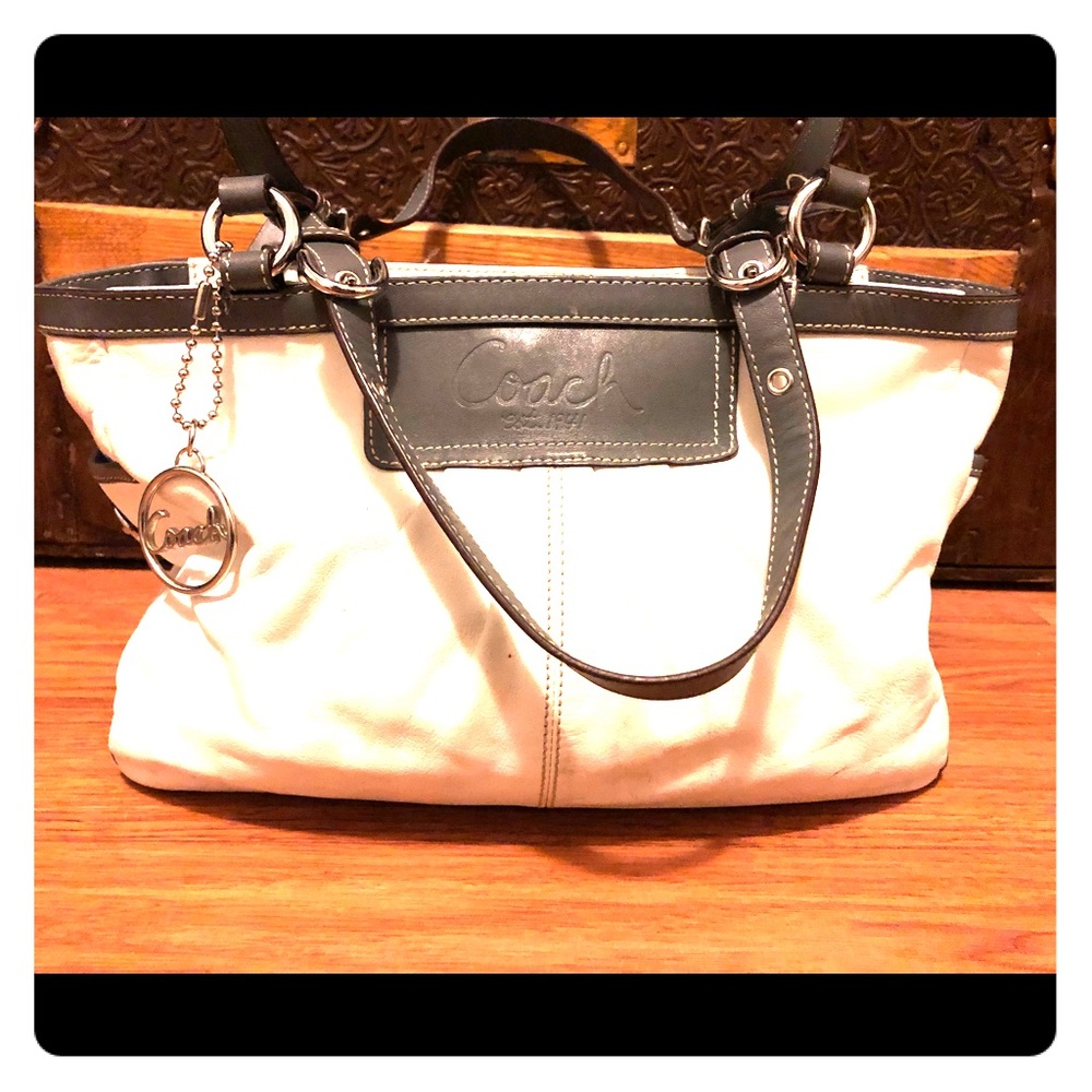 White coach purse